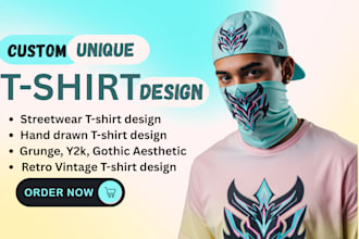 design unique graphic t shirt retro vintage t shirt design for pod, etsy store