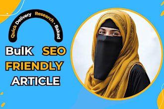 do bulk   article, bulk writing, and publishing for your website