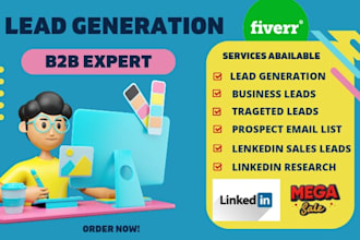 build valid email database, b2b lead generation of any industry