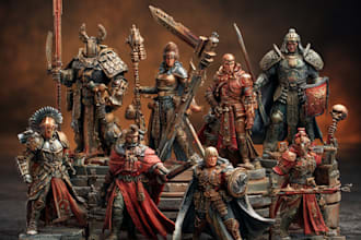make your warhammer 40k, sigmar and dnd miniatures