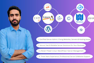 fix, secure and manage your cpanel, plesk, linux or wordpress server