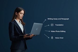 do professional translation and handwriting copy paste work