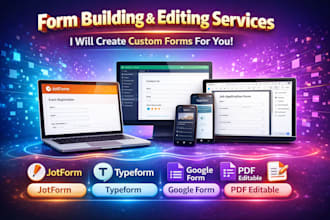 build custom google forms and jotform registration forms