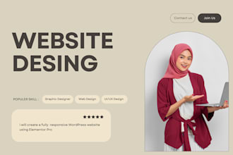 design stunning, modern, and responsive websites