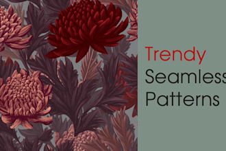 create a premium seamless pattern