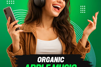 do organic apple music and soundcloud promotion via playlist