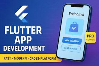 create custom flutter mobile apps with clean UI and smooth performance