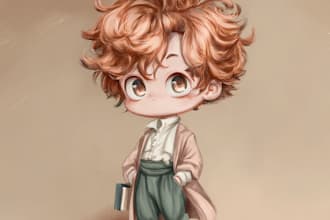 draw cute chibi avatars for games or social media