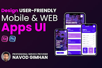 design your user friendly app UI using adobe xd