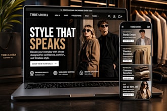 build shopify streetwear y2k website pod fashion boutique clothing store