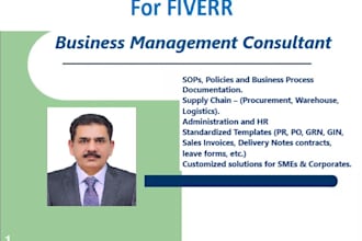 create policies and sops