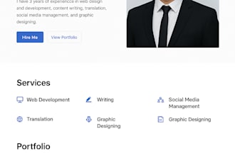 build a stunning business website with SEO optimization