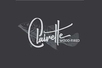 design unique wood fired bistro logo