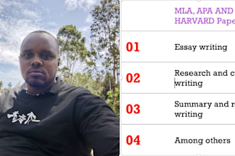proofread and edit apa, mla and harvard papers in 12 hours