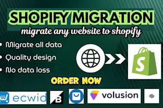 migrate magneto supaduda shoprocket to shopify clone ecwid wix website migration
