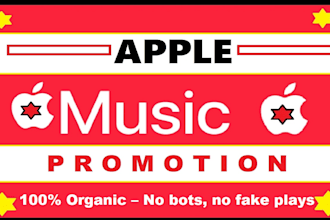 super fast promote your apple track to real listeners for organic viral growth