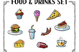 create unique and cute hand drawn icons for any purpose