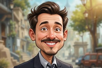 create bighead cartoon caricature from your photo