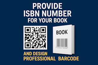 guide you in isbn registration and design professional book barcodes