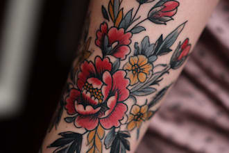 make a tattoo design for sleeve tattoo