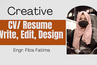 design ats CV cover letter and linked in profile optimization