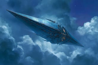 design sci fi spaceship, sci fi illustration and sci fi art
