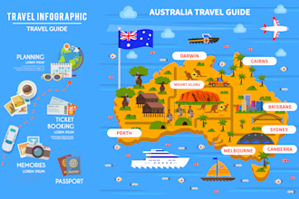 do world country city place island infographic landmark map