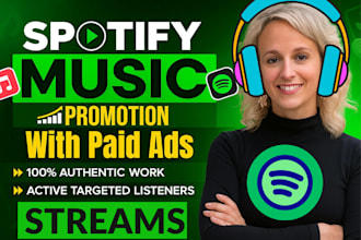 increase spotify monthly listeners to gain streams  and listeners fast