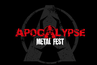 create an apocalyptic metal logo
