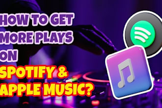 do music promotion to drive growth to spotify music or apple music