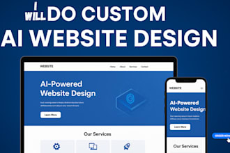 do custom ai website design