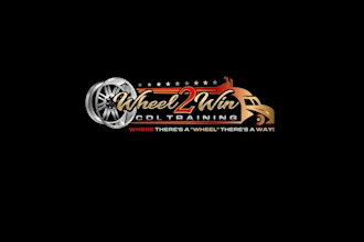 design catchy truck driving school logo