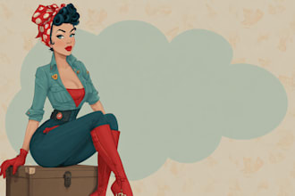 make nsfw art pin up girl fanarts and vintage pinup