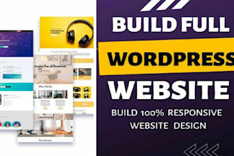 develop wordpress blog websites professionally