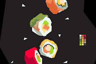 create colorful vector illustrations