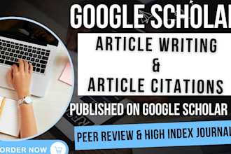 write and publish backdated article in google scholar indexed increase citations