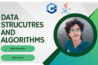 do data structure and algorithms tasks and projects for you