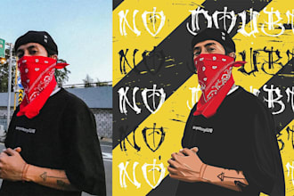convert photo into realistic illustration