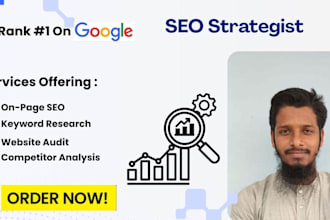 provide onpage SEO services for your web pages