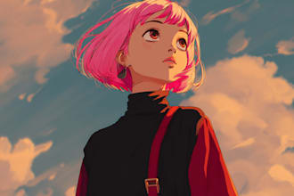 draw professional anime fan art