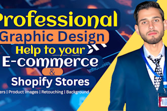 create ecommerce collection banner and shopify product images