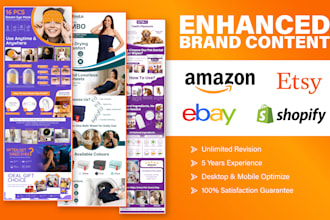 design amazon a plus content and enhanced brand content that converts