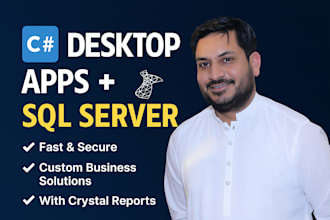 develop professional desktop applications with sql server