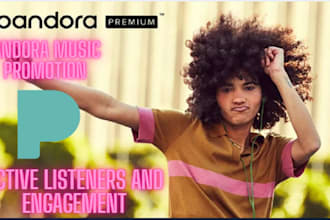 organic pandora music promotion to gain active listeners and engagement
