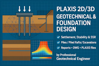 do geotechnical and foundation design in plaxis 2d and 3d