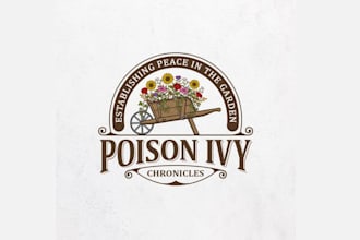 design bold beautiful gardening logo