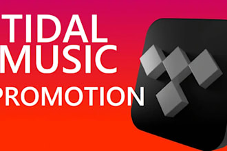 do organic tidal music promotions for your tracks