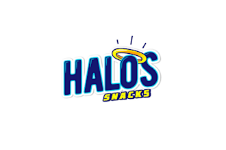 design unique halos snacks logo