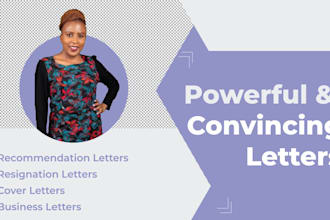 write professional and personalized letters for any purpose