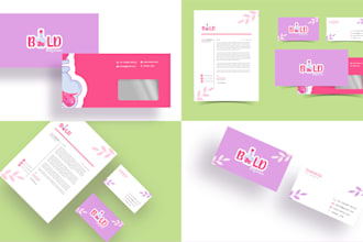 do unique business card and stationary design